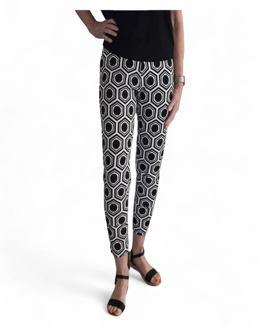 Krazy Larry P907 Feather Weight Pant - Hexagon from KADOU Boutique