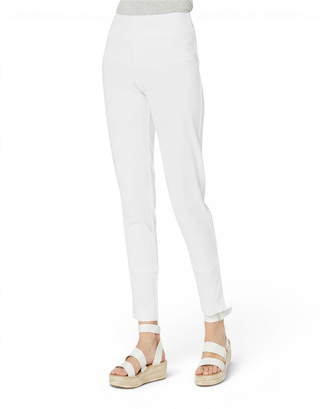 Krazy Larry P907 Feather Weight Pant - White from KADOU Boutique