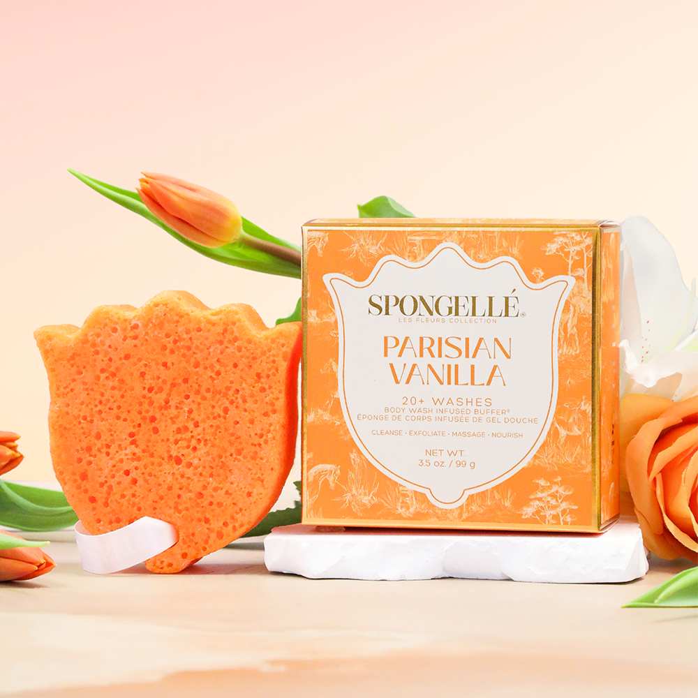 Parisian Vanilla | Les Fleurs Body Buffer from KADOU Boutique