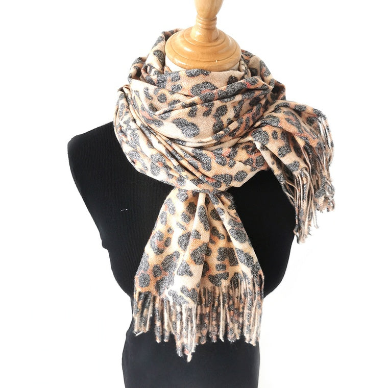 Stylish Animal Print Scarf