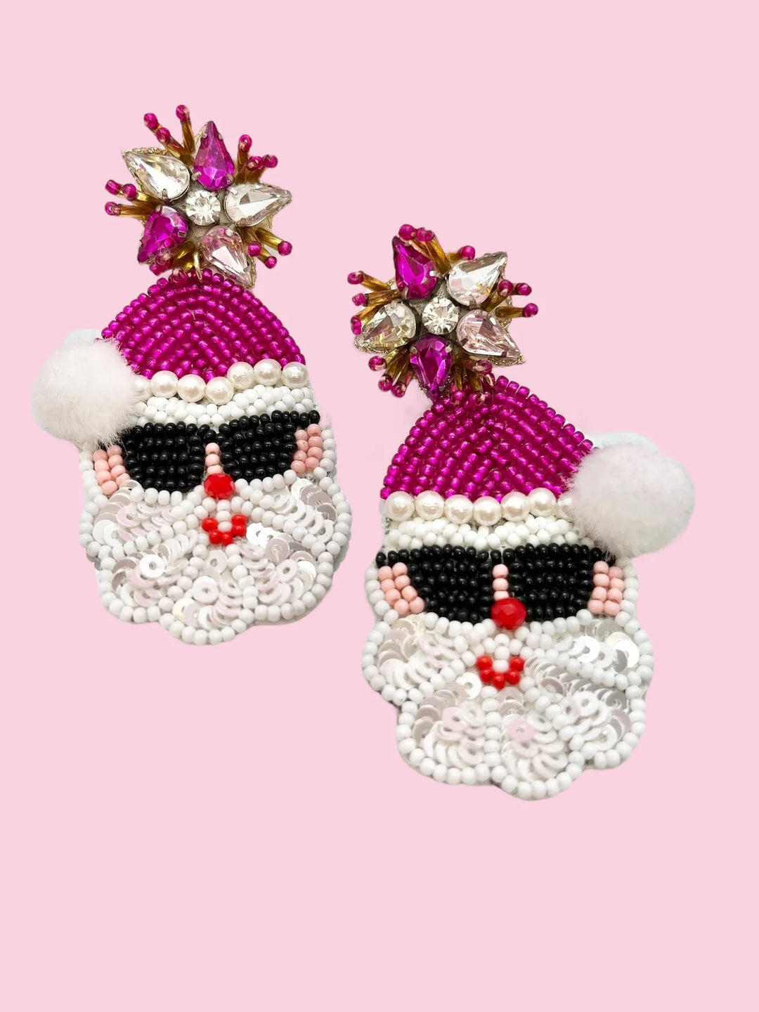 Festive Beaded Earrings