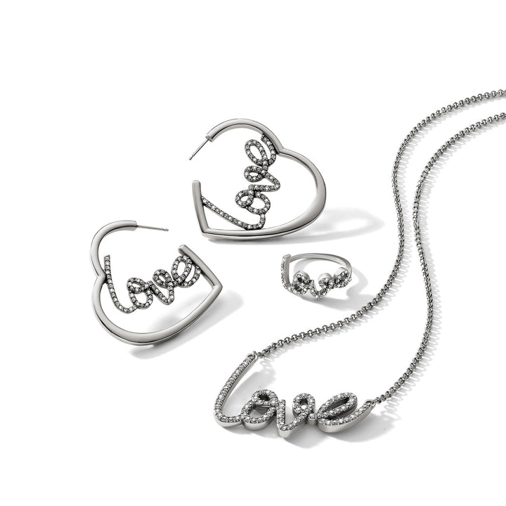 Brighton Love Script Sparkle Ring