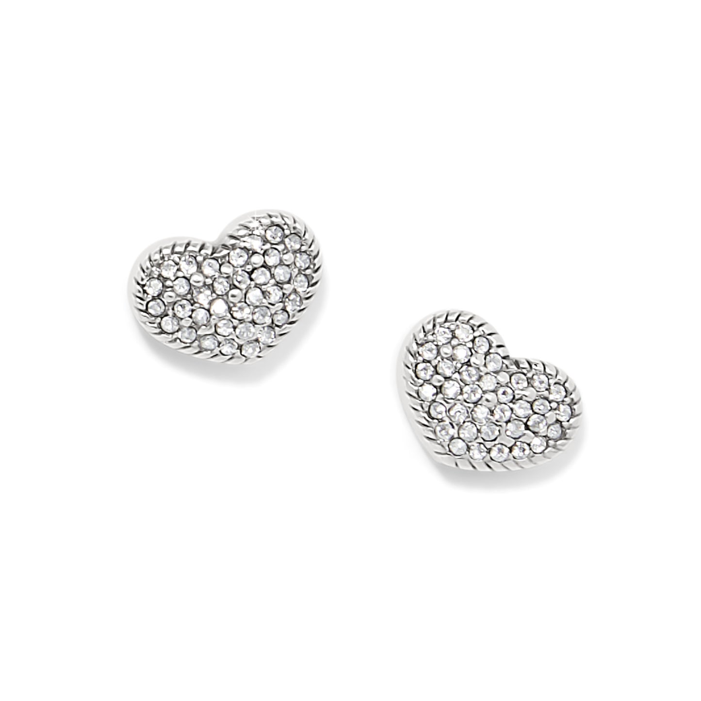 Brighton Illumina Celeste Heart Post Earrings