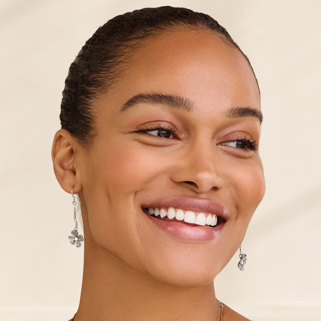 Brighton Everbloom Windflower French Wire Earrings