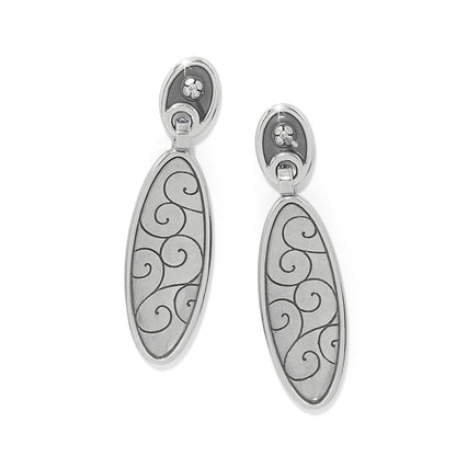 Brighton Meridian Orbit Oval Post Drop Earrings