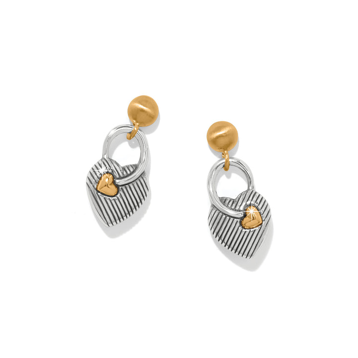 BRIGHTON ONE HEART POST DROP EARRING
