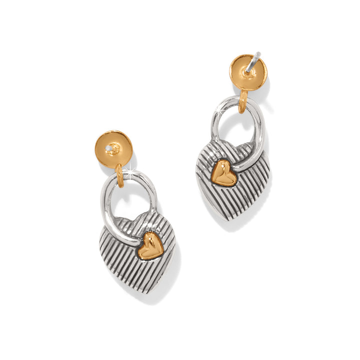 BRIGHTON ONE HEART POST DROP EARRING