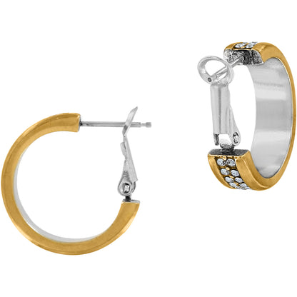 Brighton Meridian Two Tone Hoop Earrings