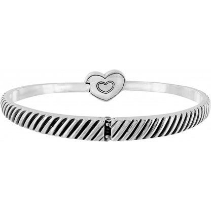 Brighton Celestia Heart Hinged Bangle