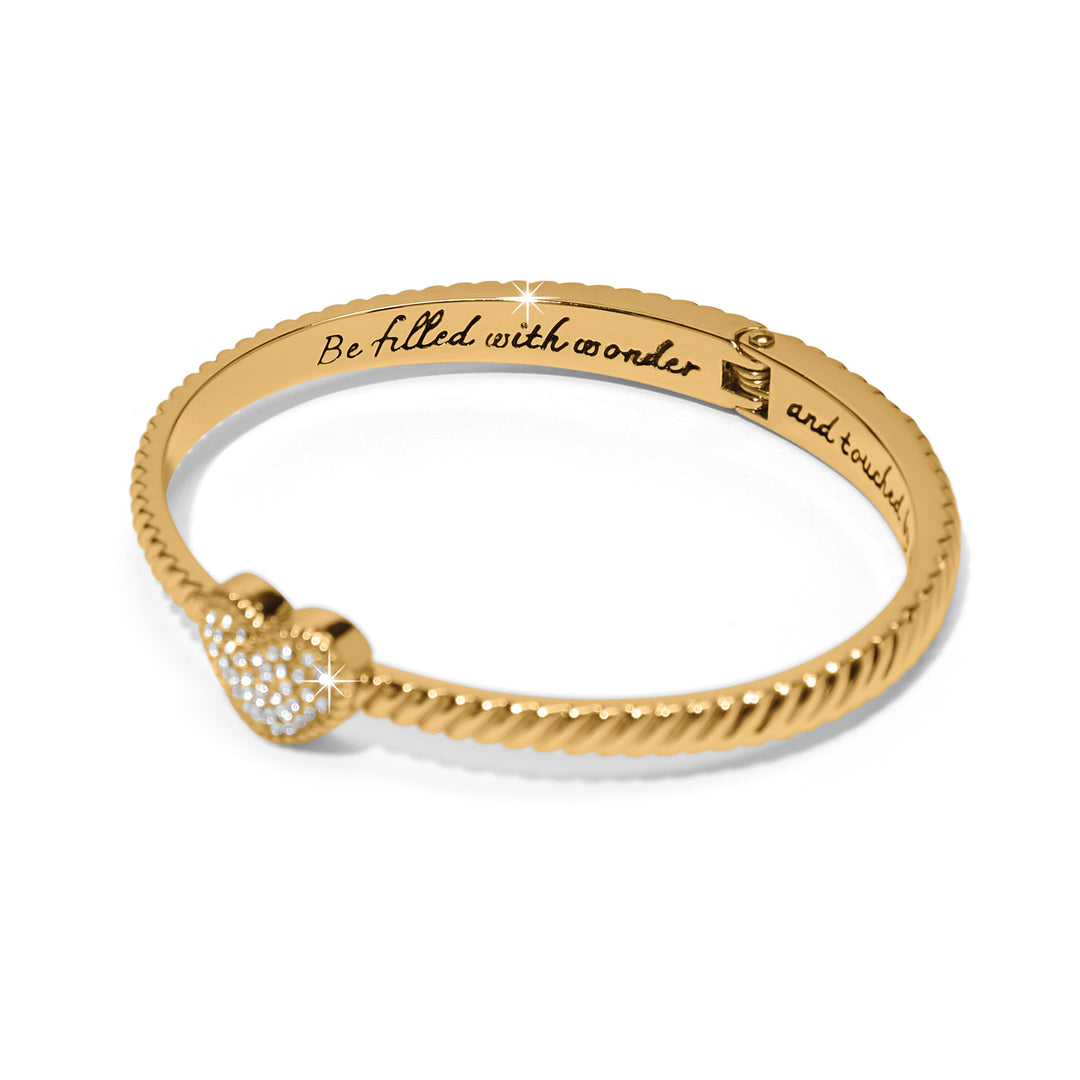 Brighton Celestia Heart Hinged Bangle