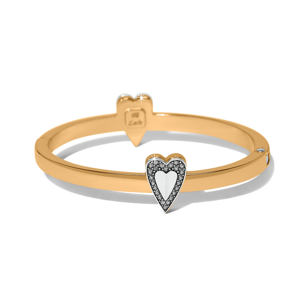 Brighton Love Messages Be Bold Hinged Bangle from KADOU Boutique