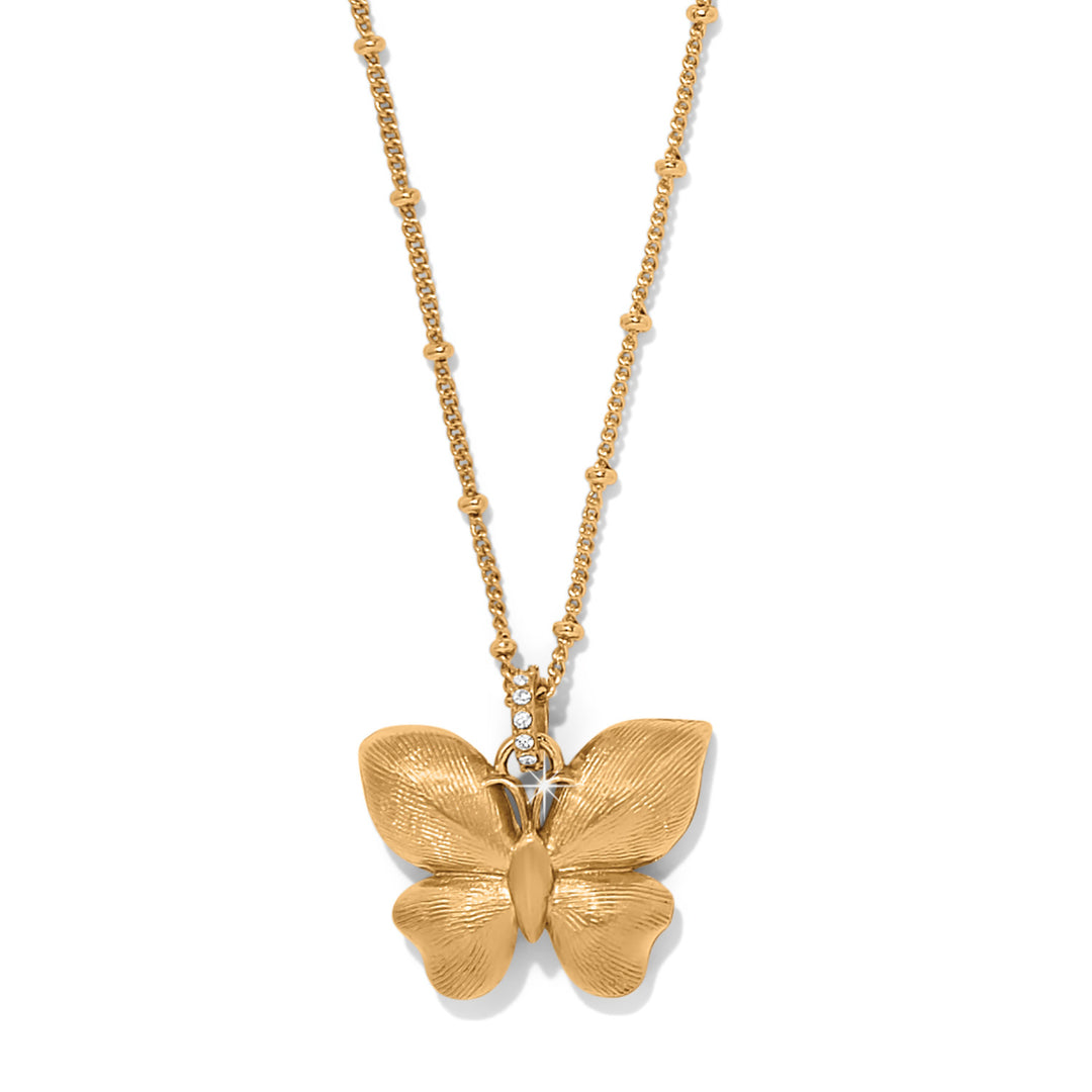 EVERBLOOM FLUTTER PAVE NECKLACE
