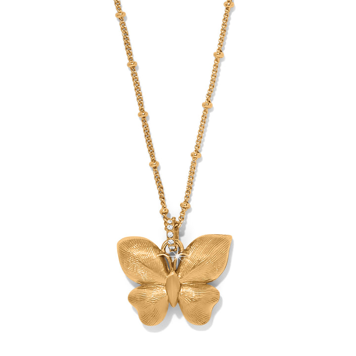 EVERBLOOM FLUTTER PAVE NECKLACE
