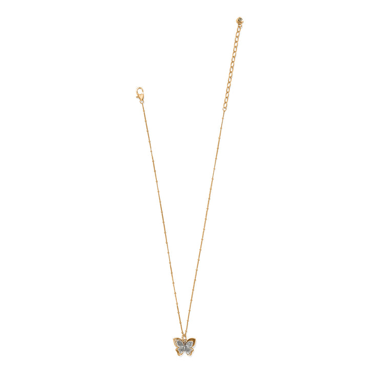 EVERBLOOM FLUTTER PAVE NECKLACE