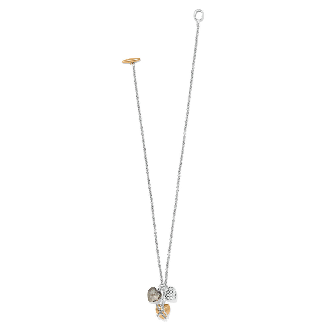 BRIGHTON ONE HEART TOGGLE NECKLACE