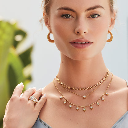 Brighton Twinkle Mod Droplet Reversible Necklace