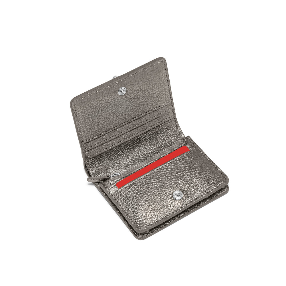 Brighton Everbloom Shimmer Small Wallet - Titanium from KADOU Boutique
