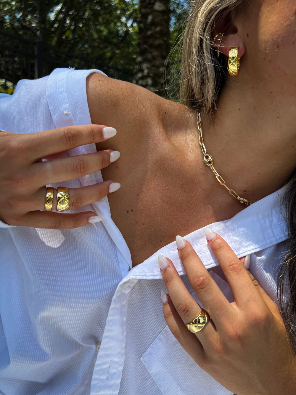 Quilt Ring from KADOU Boutique
