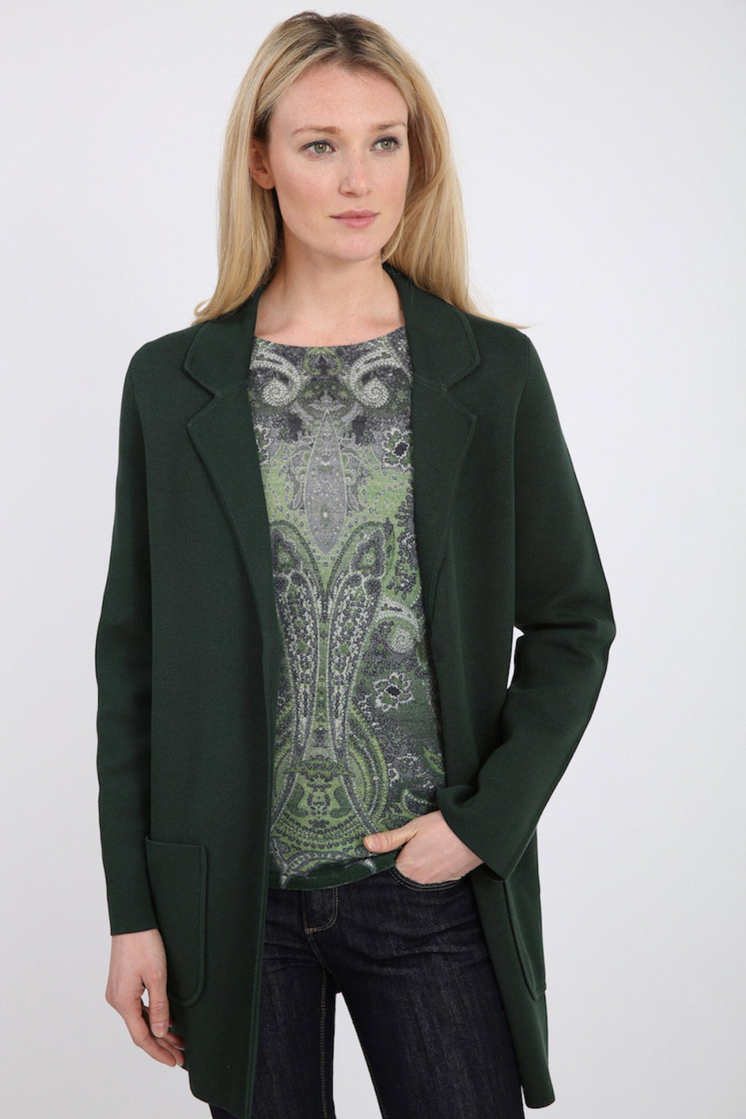 Pima Cotton Easy Blazer 