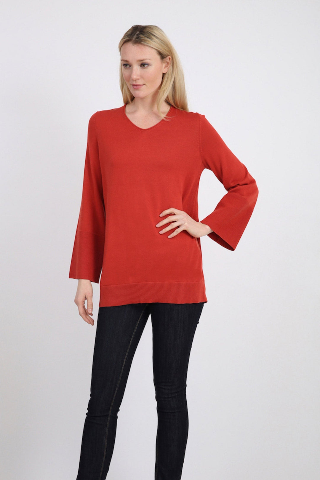 Pima Cotton V-Neck Tunic 