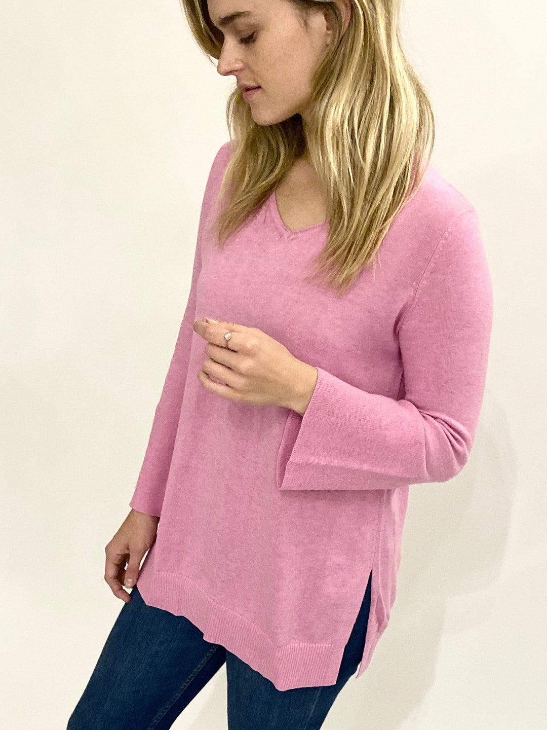 Pima Cotton V-Neck Tunic 