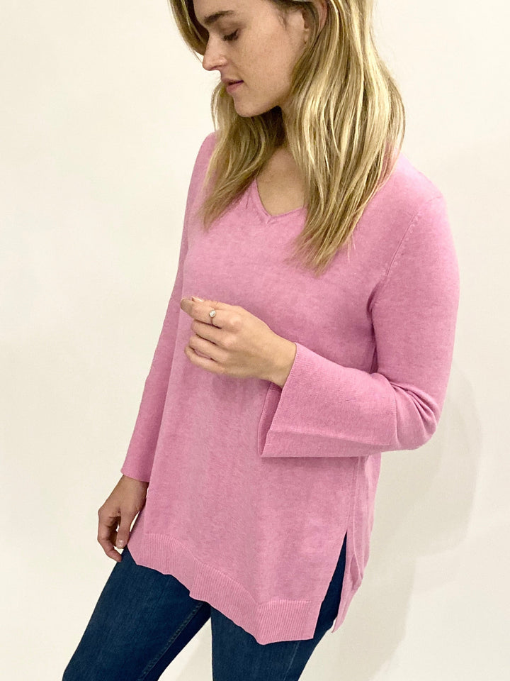Pima Cotton V-Neck Tunic 