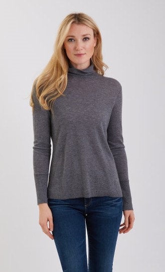Superfine Cashmere Turtleneck  