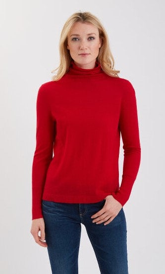 Superfine Cashmere Turtleneck  