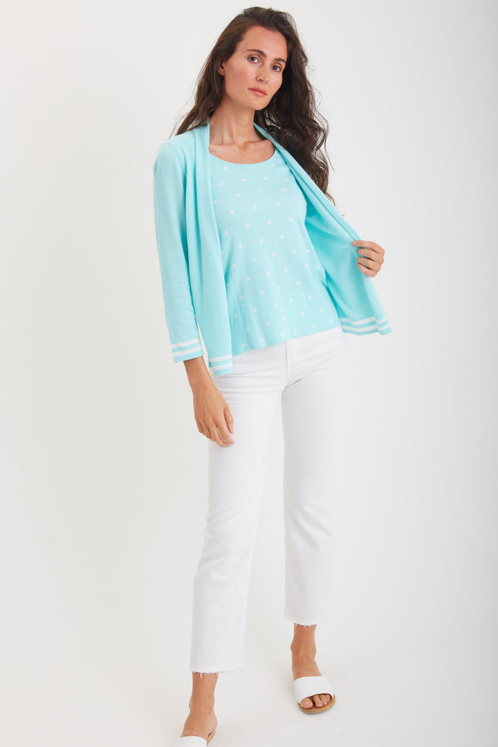Cardigan w Attached Shell 