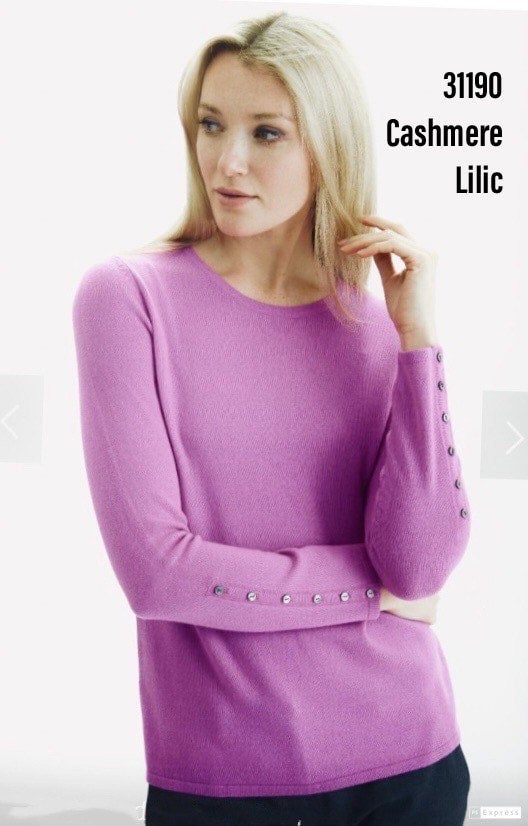 Women - Cashmere w/Cuff Buttons 