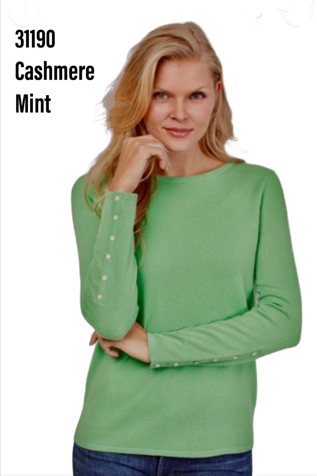 Women - Cashmere w/Cuff Buttons 
