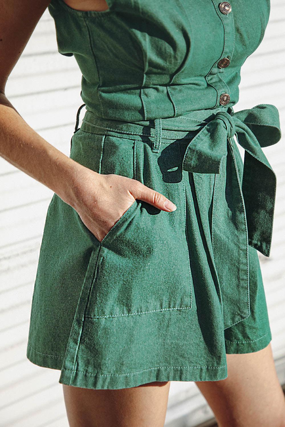 Clean Slate Denim Shorts from KADOU Boutique