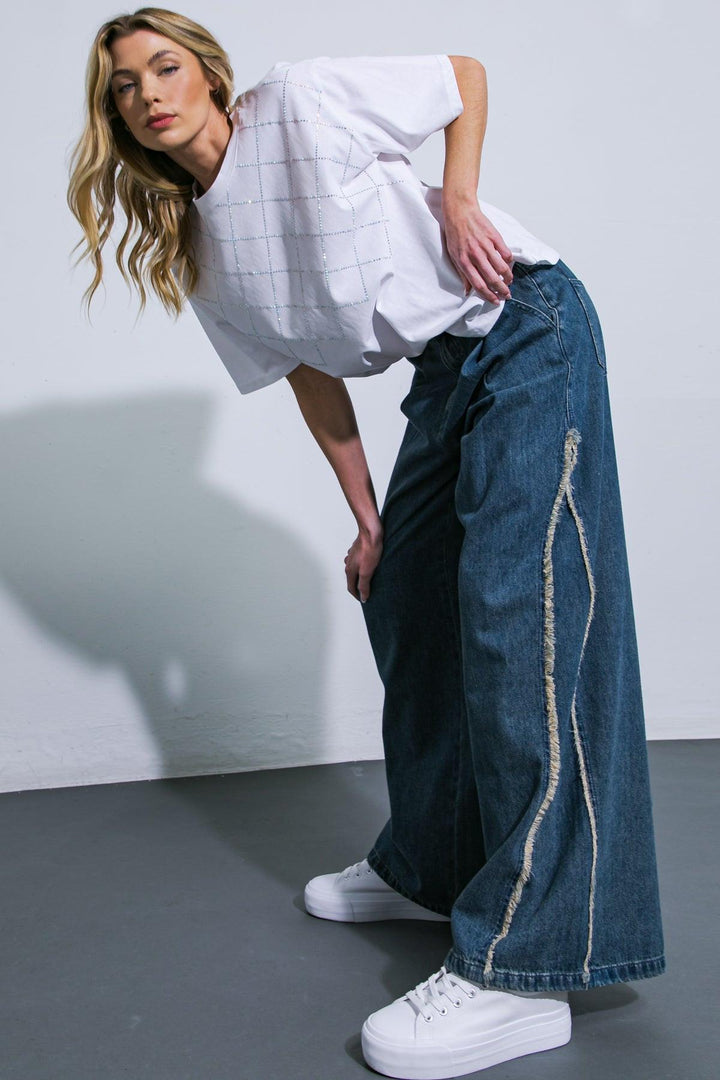 All or Nothing Washed Denim from KADOU Boutique