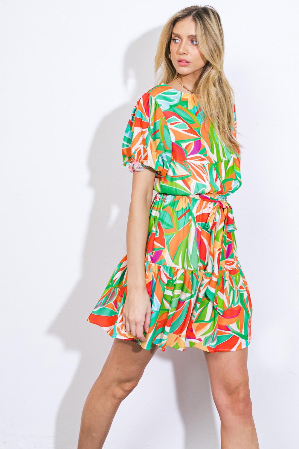 Time To Start Woven Mini Dress from KADOU Boutique
