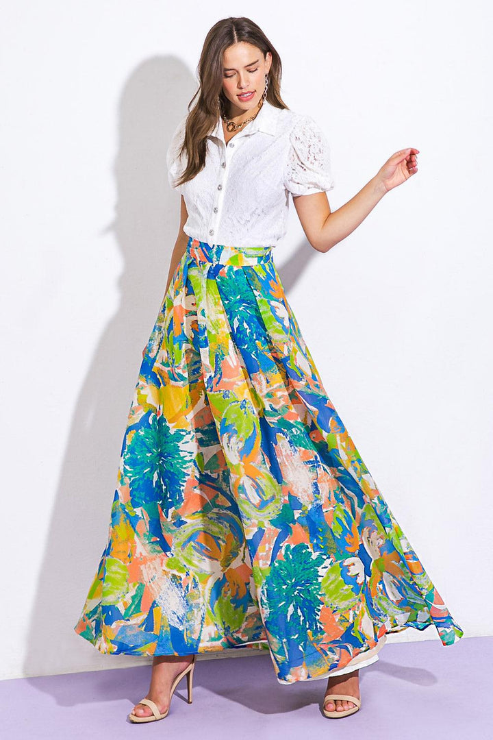 Coastal Chic Woven Maxi Skirt from KADOU Boutique