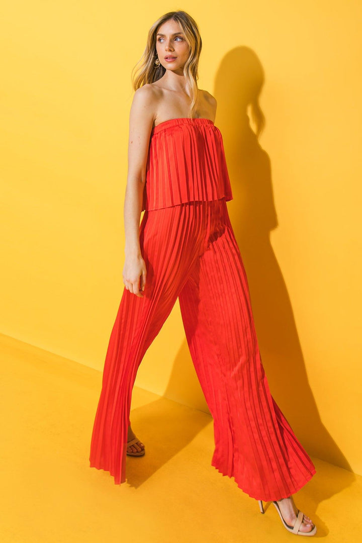 My Red Tomato Wide Leg Jumpsuit from KADOU Boutique