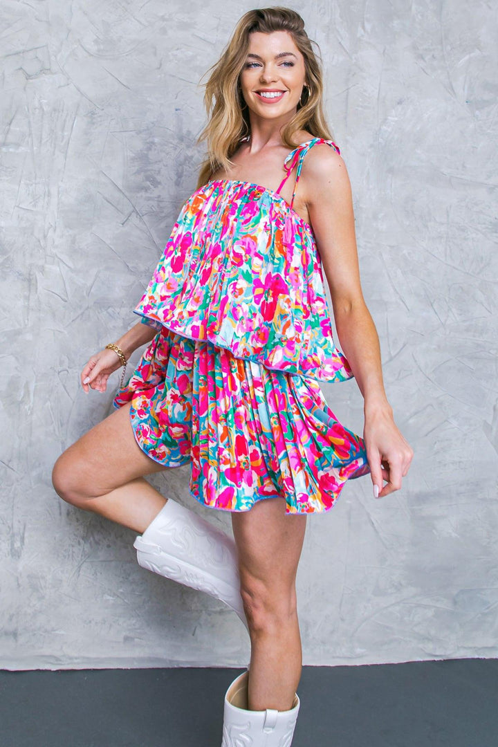 Put a Spin Woven Romper from KADOU Boutique