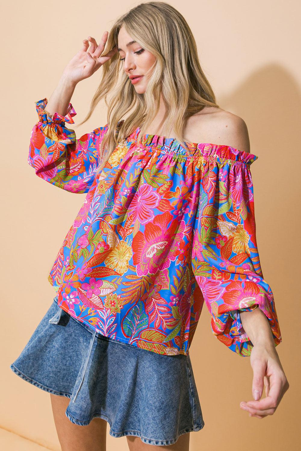 Just What I Needed Woven Top from KADOU Boutique