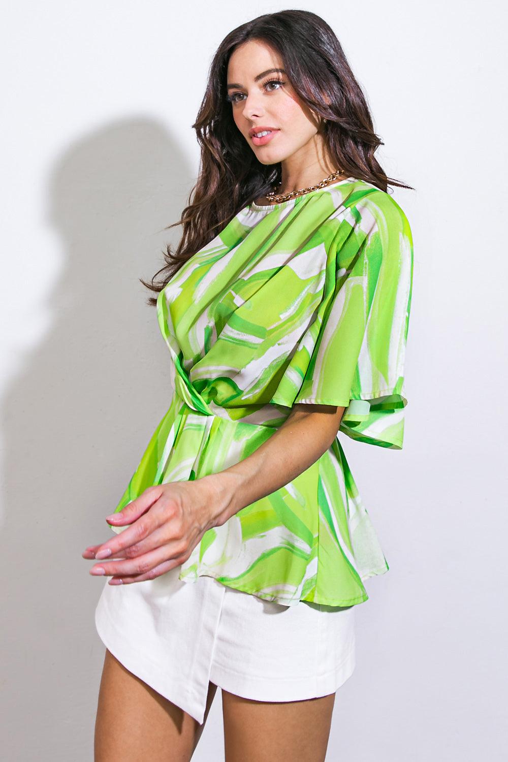 Easy to Say Woven Top from KADOU Boutique