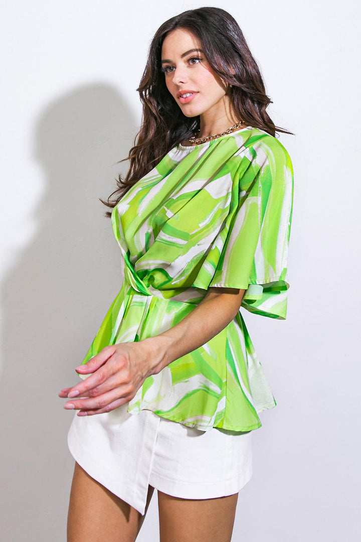 Easy to Say Woven Top from KADOU Boutique
