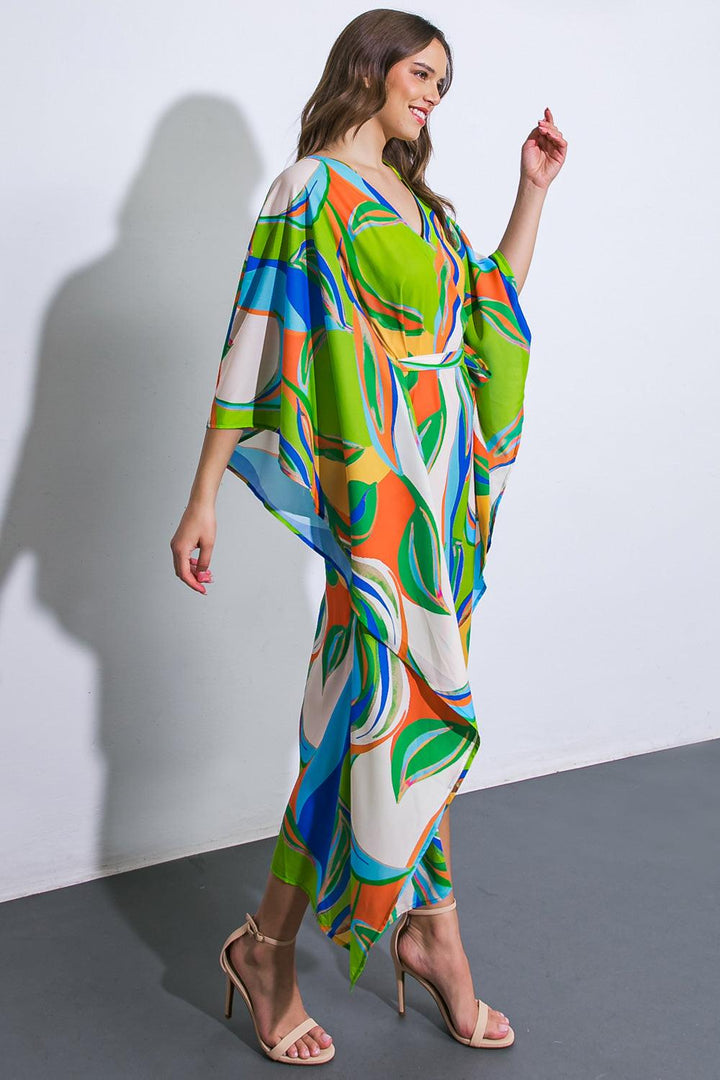A Beautiful Sight Woven Kaftan Dress from KADOU Boutique