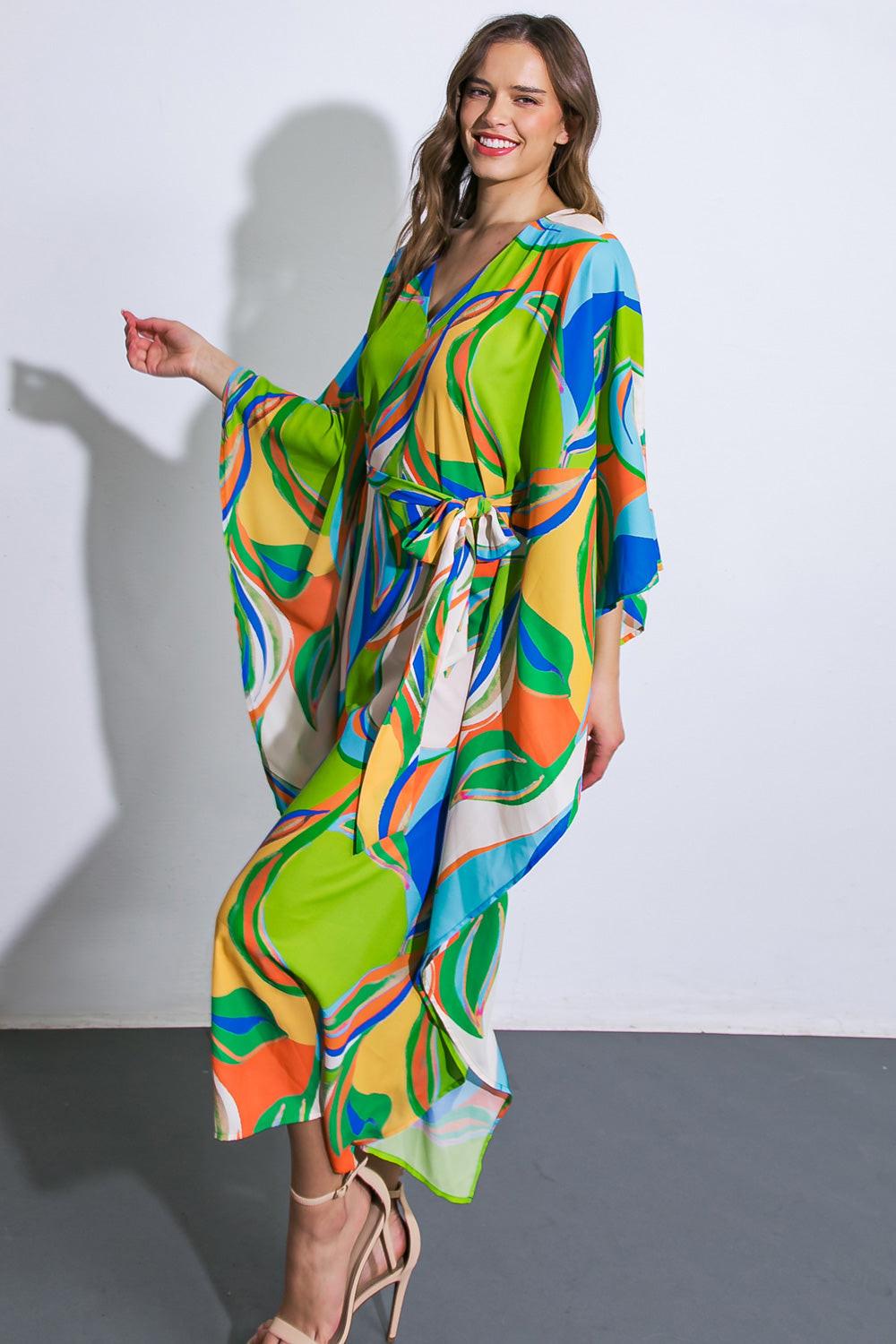 A Beautiful Sight Woven Kaftan Dress from KADOU Boutique