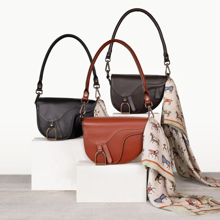 Signature Saddle Bag - Italian Cognac Leather