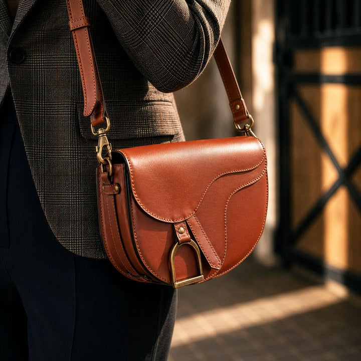 Signature Saddle Bag - Italian Cognac Leather