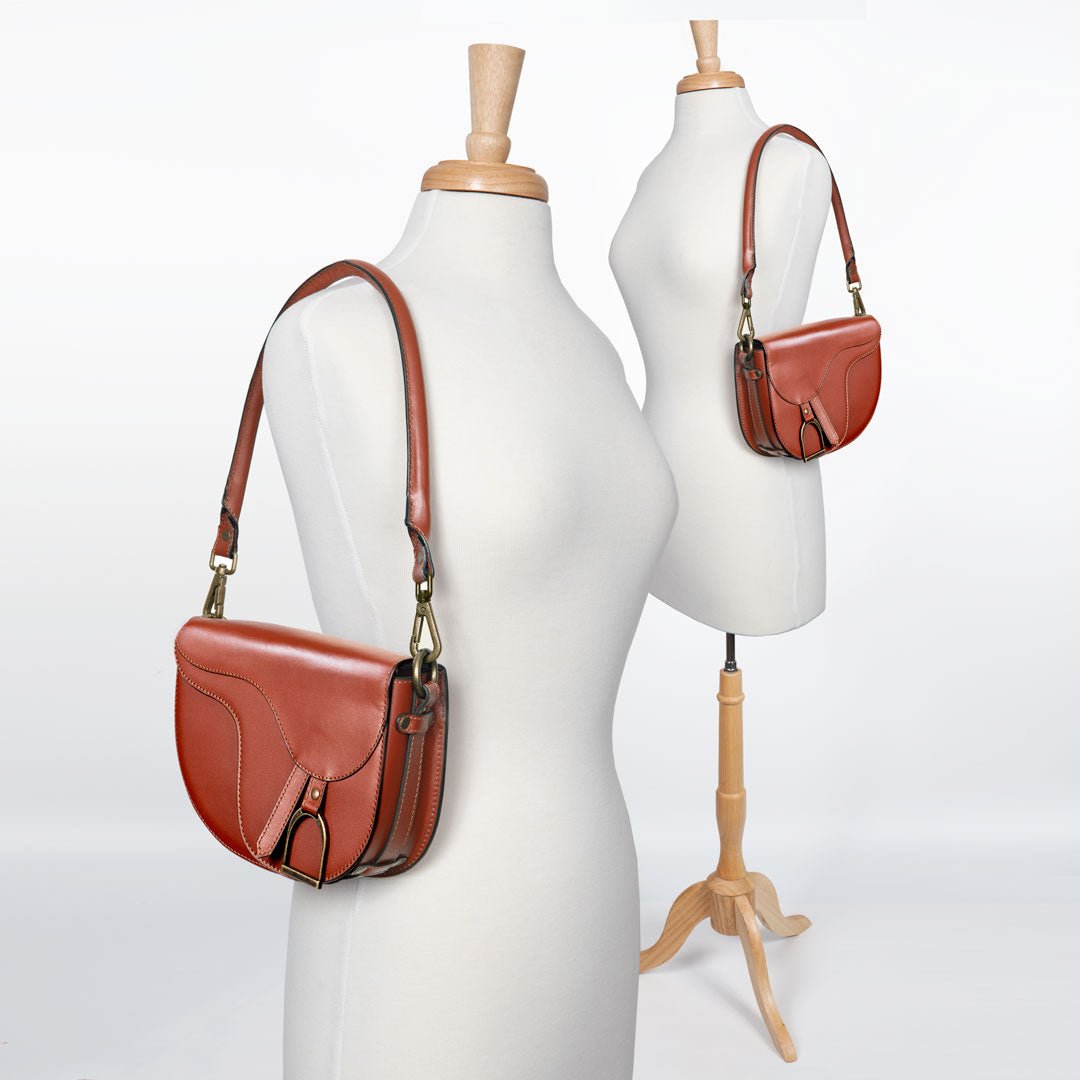 Signature Saddle Bag - Italian Cognac Leather