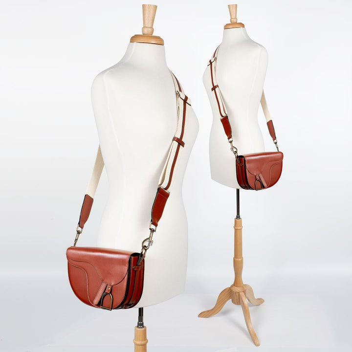 Signature Saddle Bag - Italian Cognac Leather