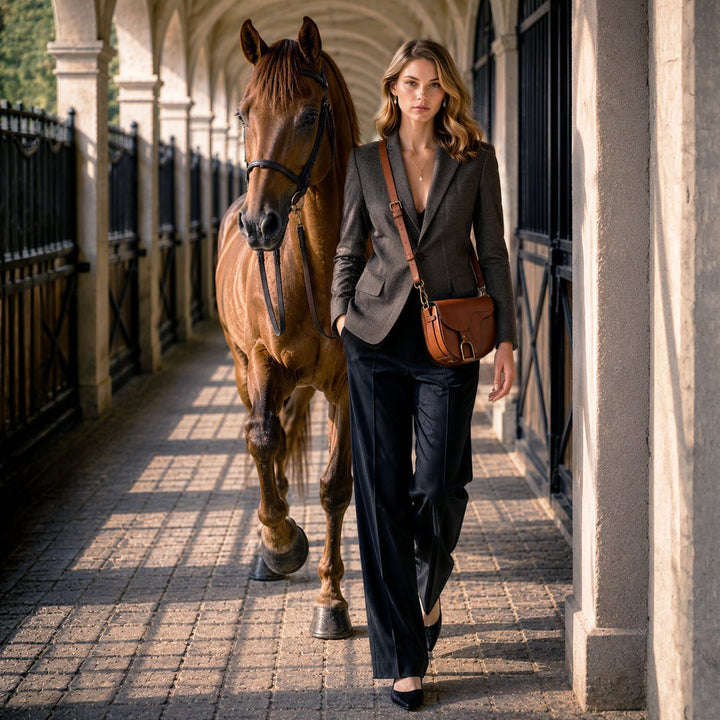 Signature Saddle Bag - Italian Cognac Leather