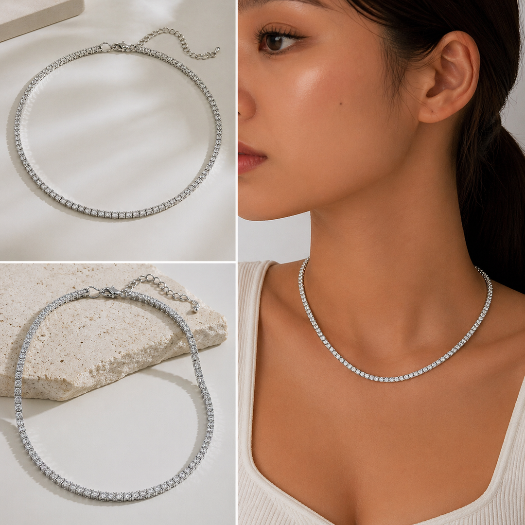 Chloe Tennis Choker from KADOU Boutique