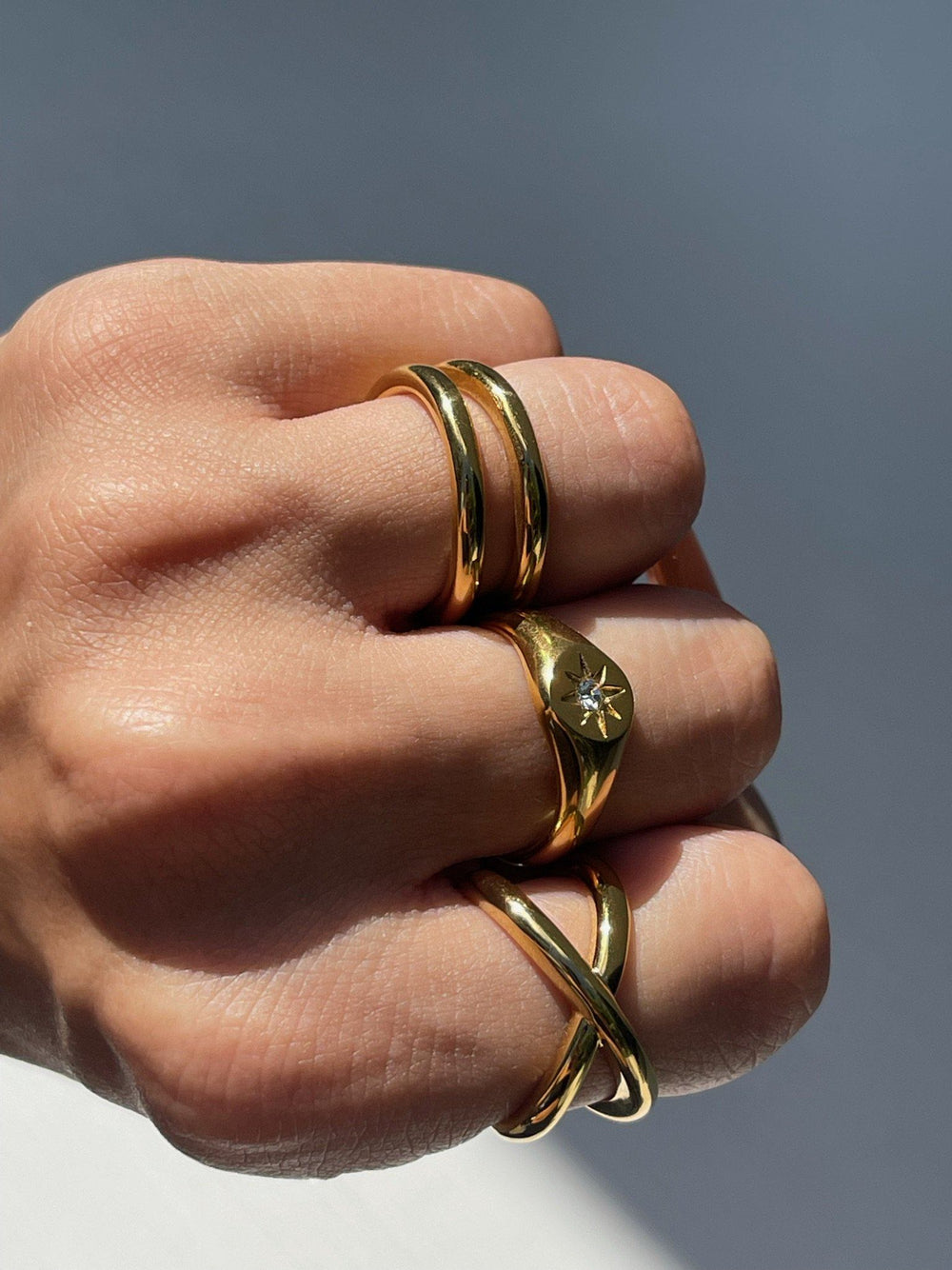 Star Signet Ring from KADOU Boutique