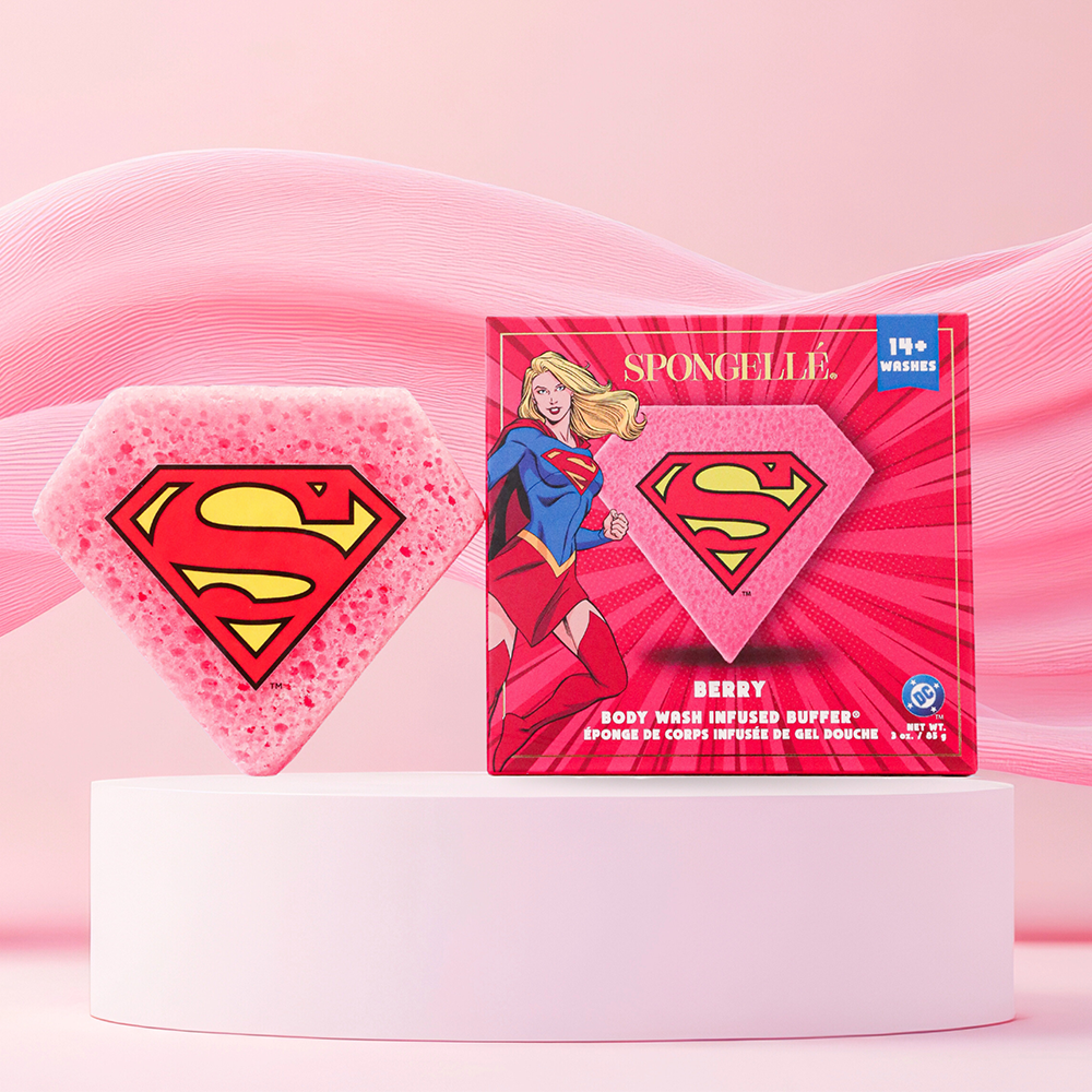 Supergirl™ Berry Body Buffer | Dc Superhero from KADOU Boutique